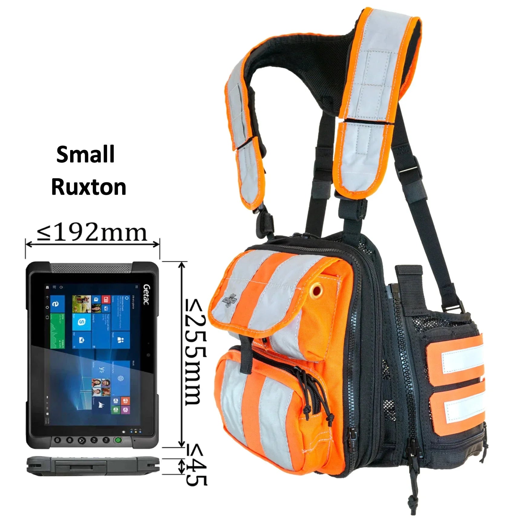 Small High Visibility Tablet Harness – Fitek Gear Tragesystem